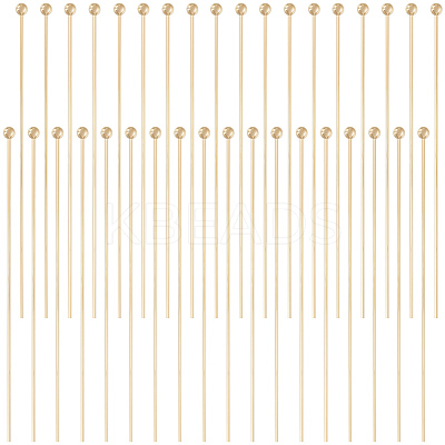 Brass Ball Head Pins KK-BBC0025-60A-1