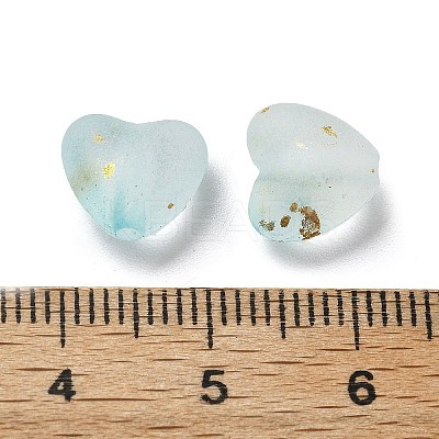 Frosted Transparent Acrylic Beads OACR-F013-03-1
