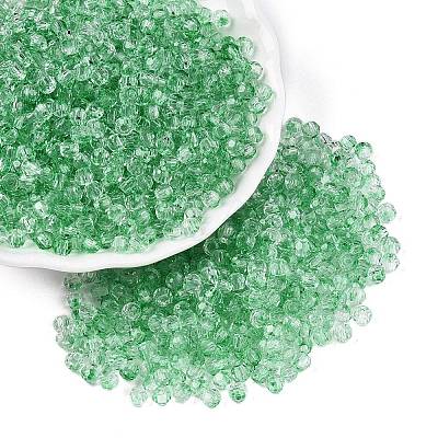 Baking Paint Electroplate Transparent Glass Seed Beads SEED-N006-07D-1