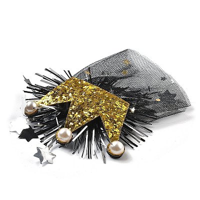 New Year's party Iron Hair Clip LS-OHAR-R102-01G-1