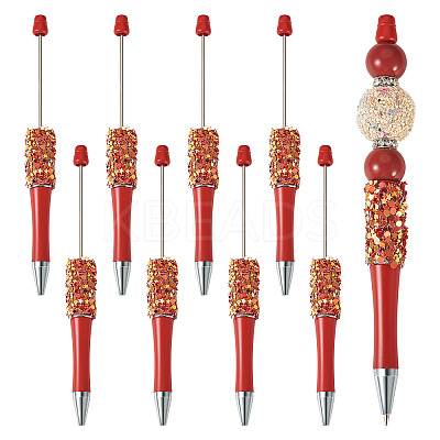 8Pcs Star Sequin Ball-Point Pen FIND-TA0006-15C-1