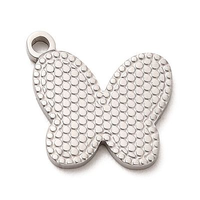 Non-Tarnish 304 Stainless Steel Charms STAS-E199-02P-1
