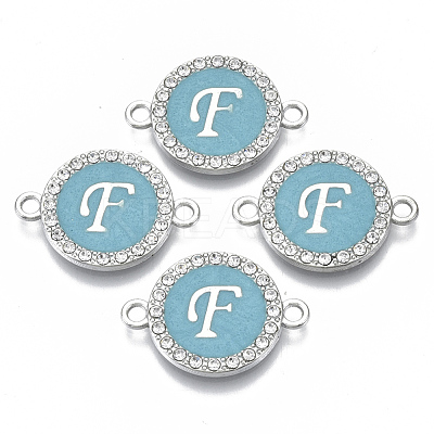 Alloy Enamel Links Connectors ENAM-TAC0003-01S-06F-1
