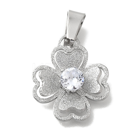 304 Stainless Steel Pendants STAS-Z092-03P-01-1