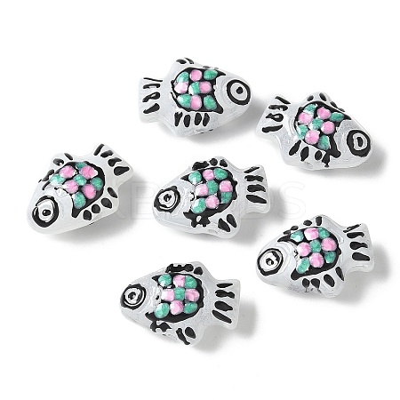 Baking Paint Glass Enamel Beads BLOW-D300-03A-1