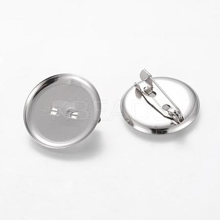 Iron Brooch Findings E04IY-P-1