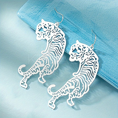 Tiger Alloy Dangle Earrings FS-WG6D100-01-1