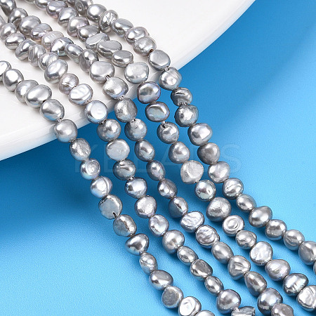 Natural Cultured Freshwater Pearl Beads Strands PEAR-N014-03J-01-1