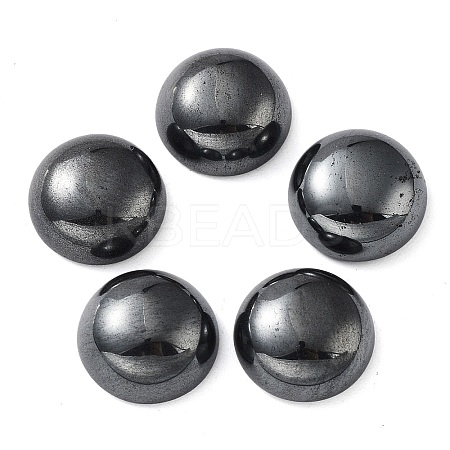 Non-magnetic Synthetic Hematite Stone Cabochons G-K337-08-1