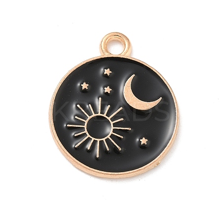 Alloy Enamel Pendants ENAM-A008-45B-KCG-1