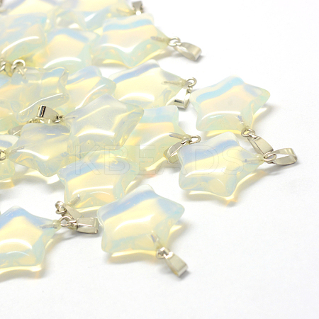 Star Opalite Pendants G-Q367-05-1