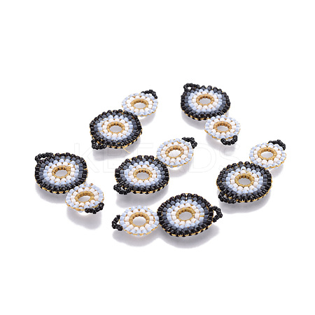 MIYUKI & TOHO Handmade Japanese Seed Beads Links SEED-A027-G03-1