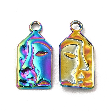 Ion Plating(IP) 304 Stainless Steel Pendants STAS-I671-15MC-1