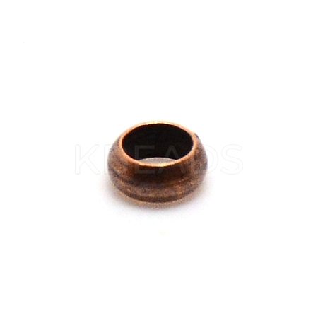 Brass Crimp Beads LS-KK-WH0047-10A-03-1
