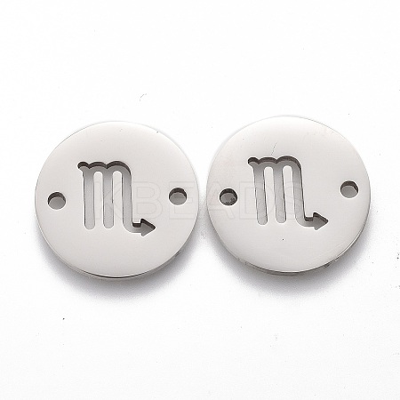 Tarnish Resistant Polishing 201 Stainless Steel Links Connectors LS-STAS-Z001-A-04P-1