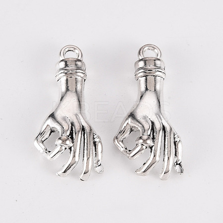 Tibetan Style Alloy Pendants LS-X-TIBE-N010-55AS-RS-1