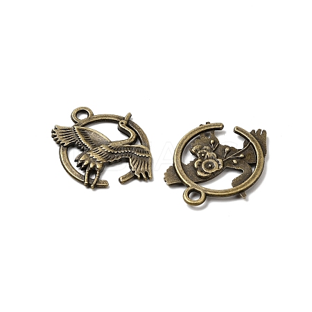Tibetan Style Zinc Alloy Pendants LS-TIBEP-R334-030AB-RS-1