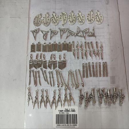 Tibetan Style Alloy Pendants for Teachers' Day TIBEP-SC0001-50AS-1