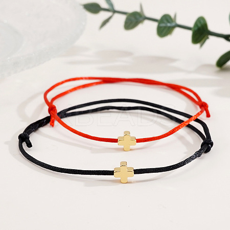 Adjustable Fibre Cord Bracelets LS-RV4258-2-1