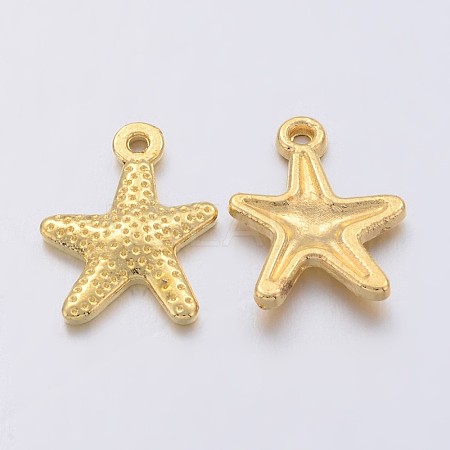 Tibetan Style Alloy Starfish/Sea Stars Charms LS-K08UY011-1