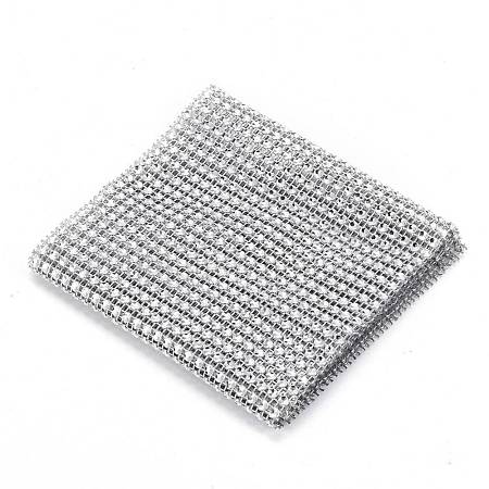 24 Rows Plastic Diamond Mesh Wrap Roll DIY-L049-05K-1