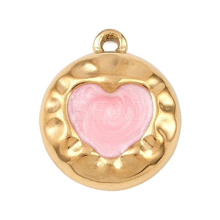304 Stainless Steel Enamel Pendants STAS-P430-03B-G02-1