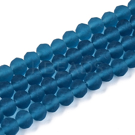 Transparent Glass Beads Strands X-EGLA-A044-T6mm-MD27-1