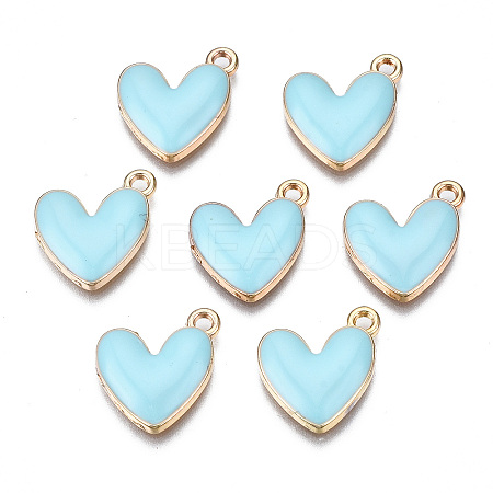 Eco-Friendly Zinc Alloy Pendants FIND-N048-030G-NR-1