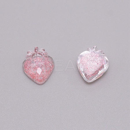 Transparent Resin Cabochons RESI-WH0021-03-1