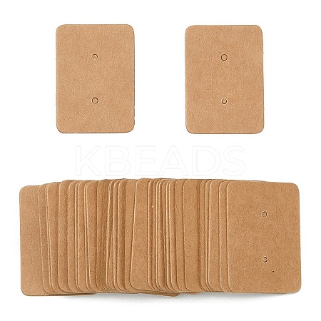 Kraft Paper Jewelry Earring Display Cards CDIS-YW0001-03B-1