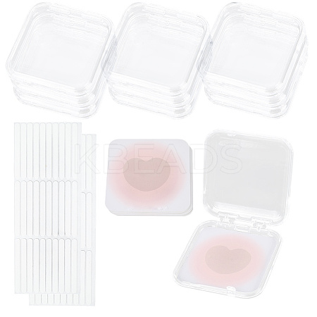1Sheet Rectangle Double Side Adhesive Glue Sticky Tape For False Nail Tips MRMJ-SP0001-01-1