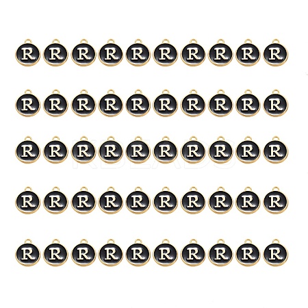 Golden Plated Alloy Charms ENAM-SZ0001-25B-R-1