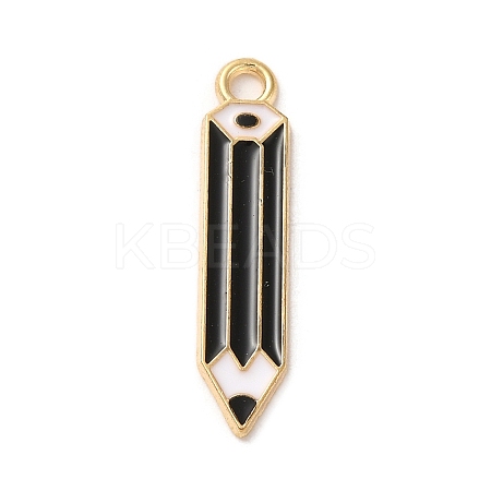 Graduation Season Alloy Enamel Pendants ENAM-R147-08H-G-1