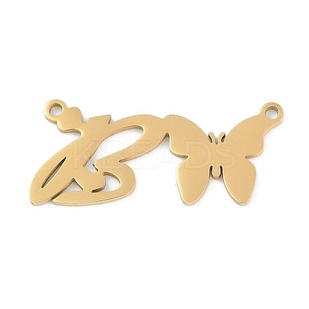 304 Stainless Steel Pendants STAS-L279-002G-B-1