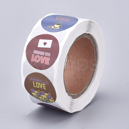 Handmade with Love Stickers DIY-J002-F01-1