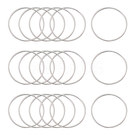 Tarnish Resistant 304 Stainless Steel Linking Ring LS-X-STAS-T047-15C-1