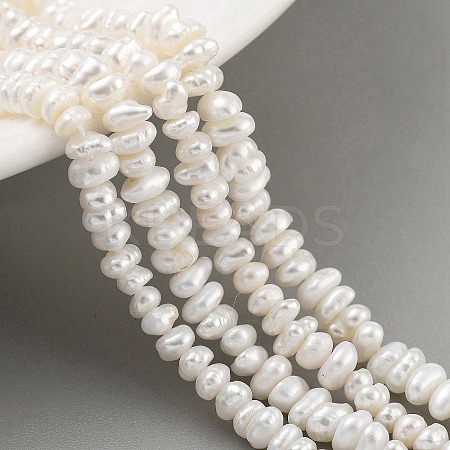 Natural Keshi Pearl Cultured Freshwater Pearl Beads Strands PEAR-C003-31C-1