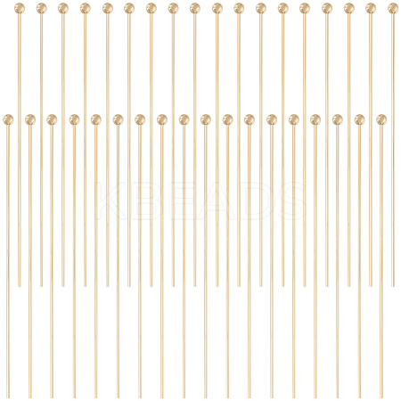 Brass Ball Head Pins KK-BBC0025-60A-1