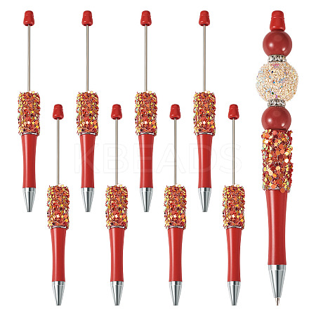 8Pcs Star Sequin Ball-Point Pen FIND-TA0006-15C-1