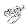 Non-Tarnish 201 Stainless Steel Pendants STAS-U003-20C-P-2