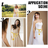 1Pc Handmade Weaving Cotton Tassel Waist Belts for Women Ladies Dress AJEW-CP0010-51A-5