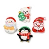 Christmas Opaque Resin Cabochons CRES-I047-01-1
