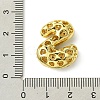 Rack Plating Brass Cubic Zirconia Pendants KK-S378-02G-S-3