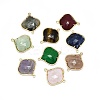 Natural Gemstone Links connectors G-L514-018-1