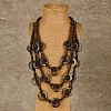 Bohemian Style Natural Coconut Beaded 3 Layer Necklaces for Women FS-WGFADBE-09-1