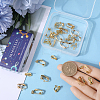 30Pcs 3 Styles 304 Stainless Steel Clip-on Earring Converters Findings STAS-SC0006-80-3