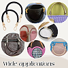 Imitation Leather Braided Round Cord Bag Handles with Zinc Alloy Clasps FIND-WH0126-941B-01-5