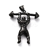 304 Stainless Steel Big Pendants STAS-O117-77B-2