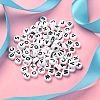 1200Pcs 27 Style White Acrylic Beads FIND-YW0001-15-4
