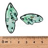 4Pcs 4 Styles Transparent Epoxy Resin Pendants RESI-B032-03D-3